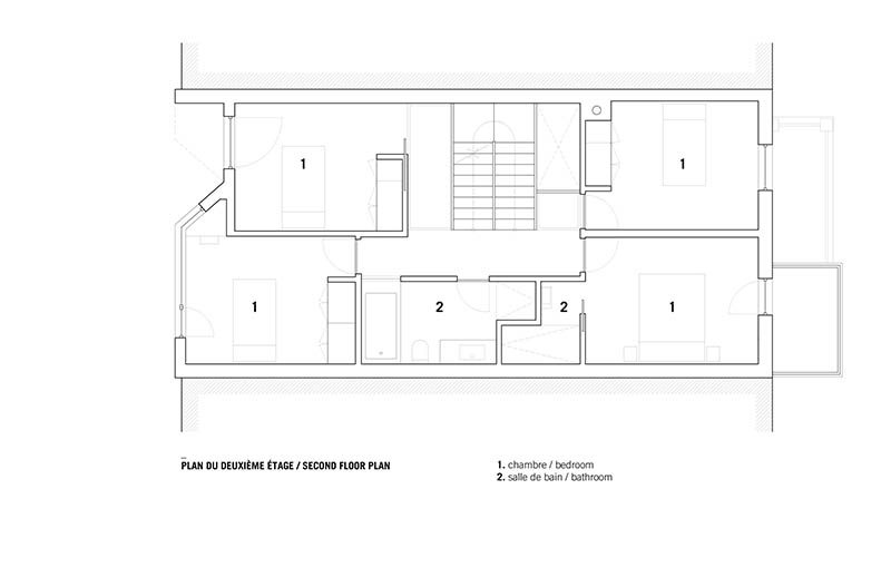 Residencia Dessier, la vivienda diseñada por el estudio de arquitectura _naturehumaine. Diálogo entre volúmenes y ángulos