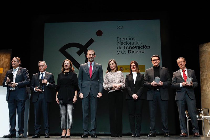 Ceremonia de entrega de los Premios Nacionales de Innovación y de Diseño 2017.