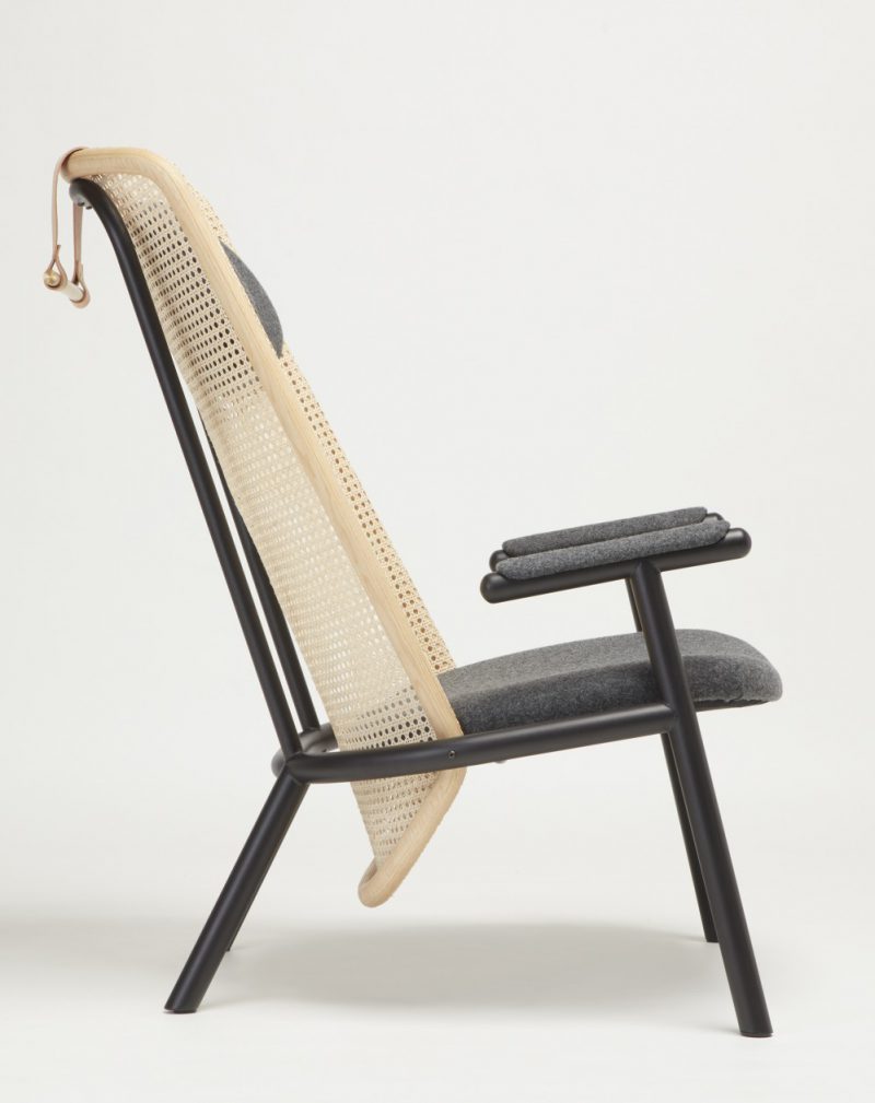 Fold, la silla lounge de Alain Gilles para Another Country. Repensar el rattan