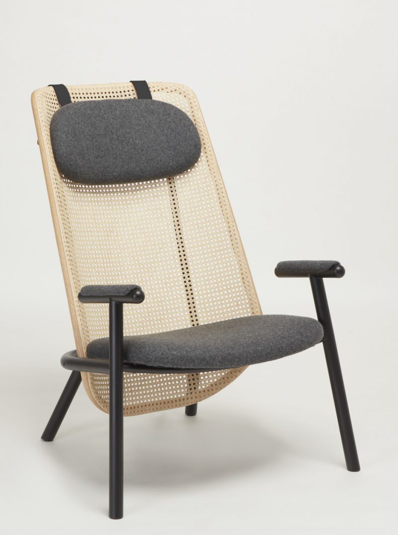 Fold, la silla lounge de Alain Gilles para Another Country. Repensar el rattan