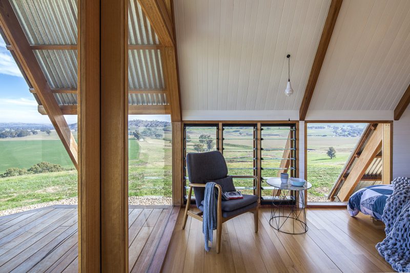 Jr's Hut, las cabañas de lujo de Anthony Hunt y Luke Stanley. El nuevo glamping australiano. © Hilary Bradford Photography 