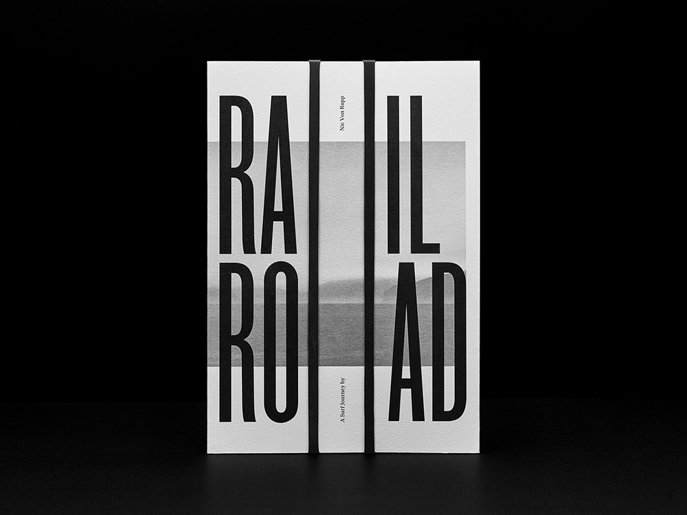 RailRoad, diseño editorial de Pacifica. Los viajes de Nic von Rupp en papel