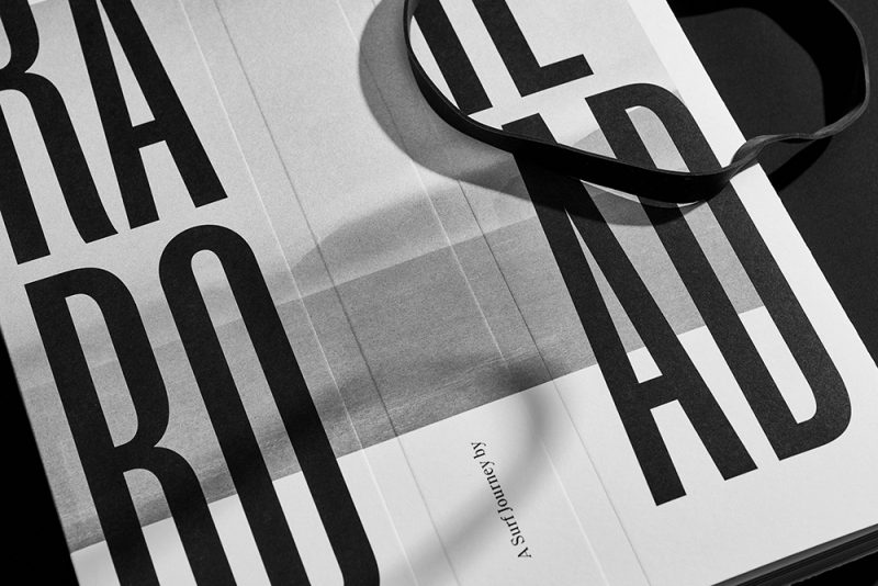 RailRoad, diseño editorial de Pacifica. Los viajes de Nic von Rupp en papel