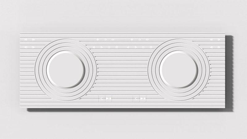 Whiteout, la consola para DJ inspirada en los karesansui. Minimalismo surcoreano