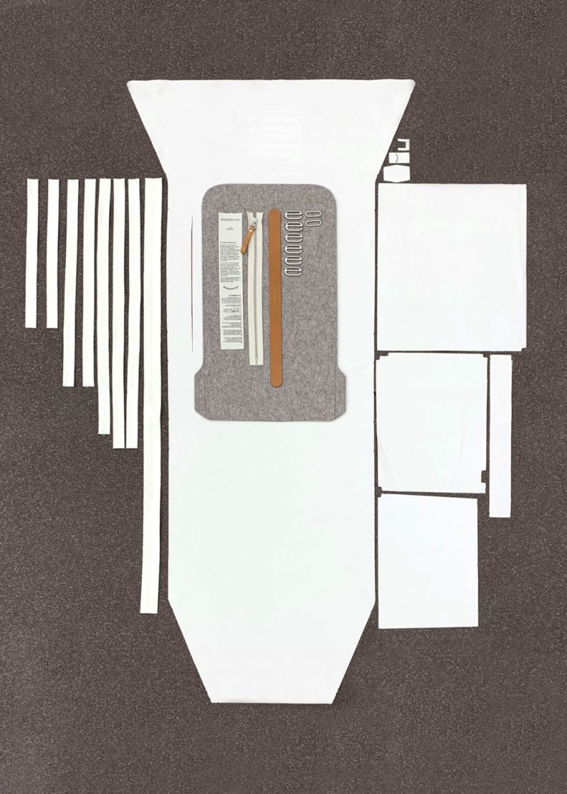 Diseño textil: la colección de mochilas minimalistas hechas con fibra de banana de Qwstion
