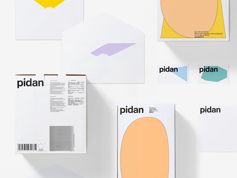 Pidan, rebranding de A Black Cover Design. Productos para animales a otro nivel