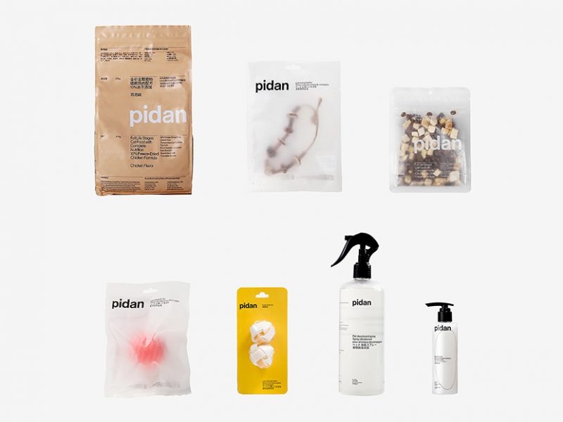 Pidan, rebranding de A Black Cover Design. Productos para animales a otro nivel