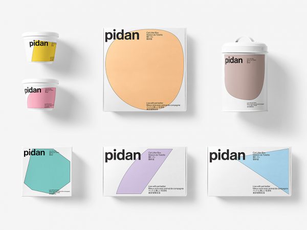 Pidan, rebranding de A Black Cover Design. Productos para animales a otro nivel