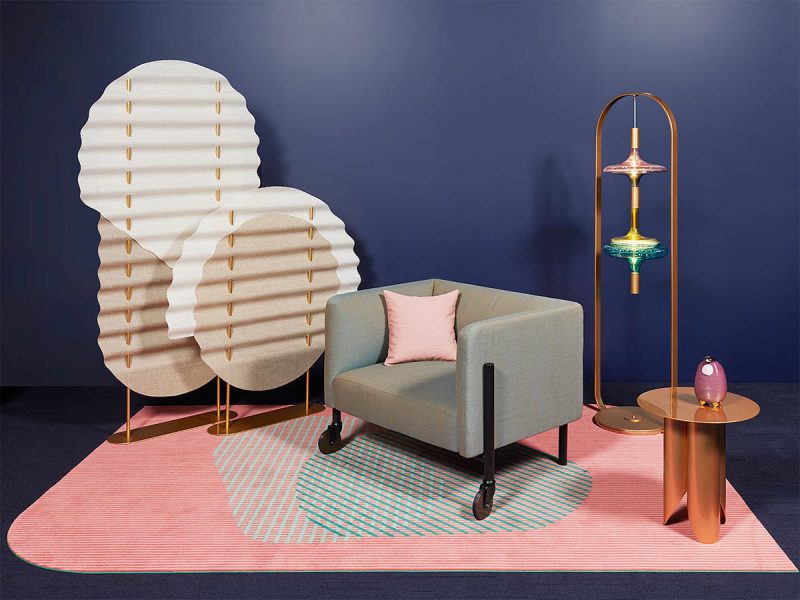 Valet, la colección de sofas móviles inspiración Memphisde LeviSarha