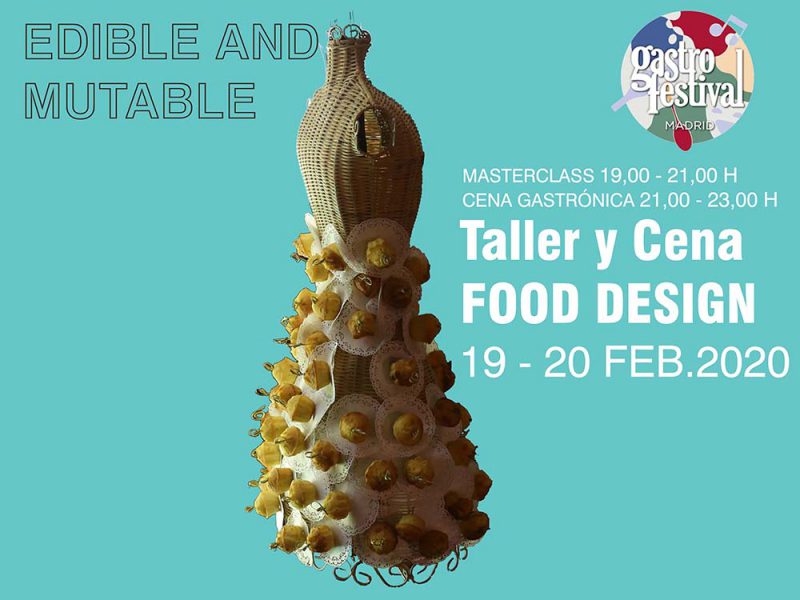 Edible and Mutable: taller y cena food design en el espacio Asf & Co de Madrid