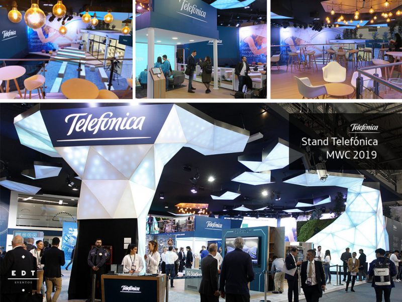 Emporia de Oro al mejor stand ferial de diseño: Telefónica Mobile World Congress 2019, de EDT Eventos