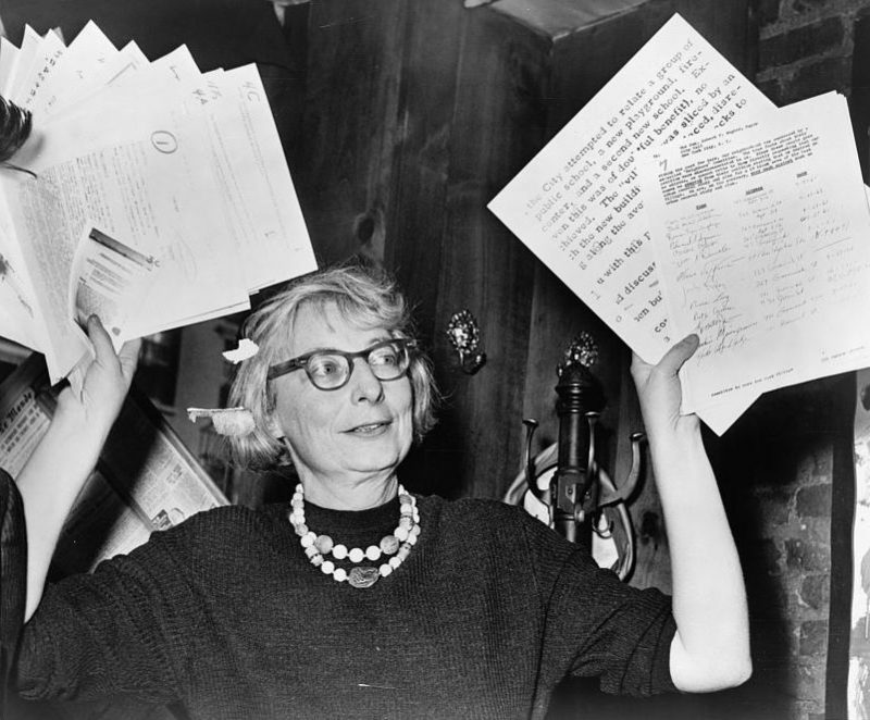 Cuatro entrevistas, Jane Jacobs y la planificación urbana