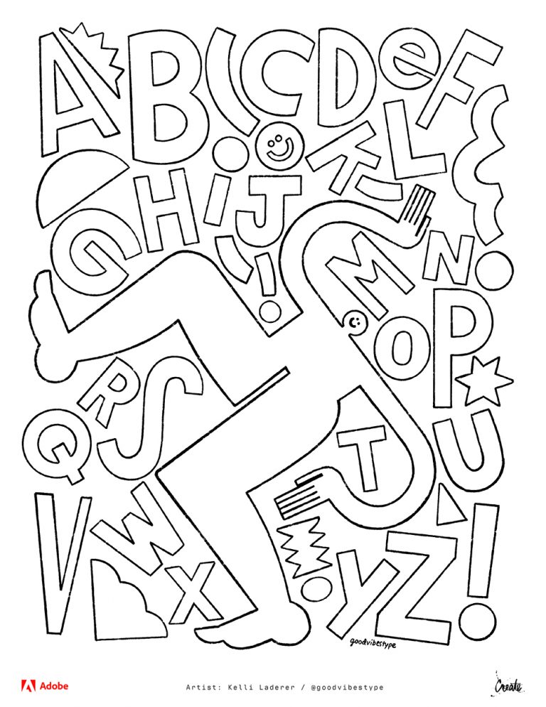 Adobe Coloring Book las ilustraciones para colorear de descargas