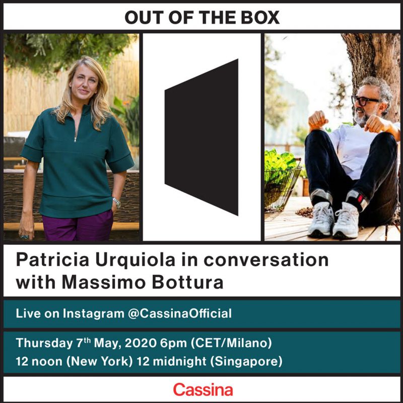 Cassina Out of the Box: Patricia Urquiola y Massimo Bottura en una charla sobre creatividad