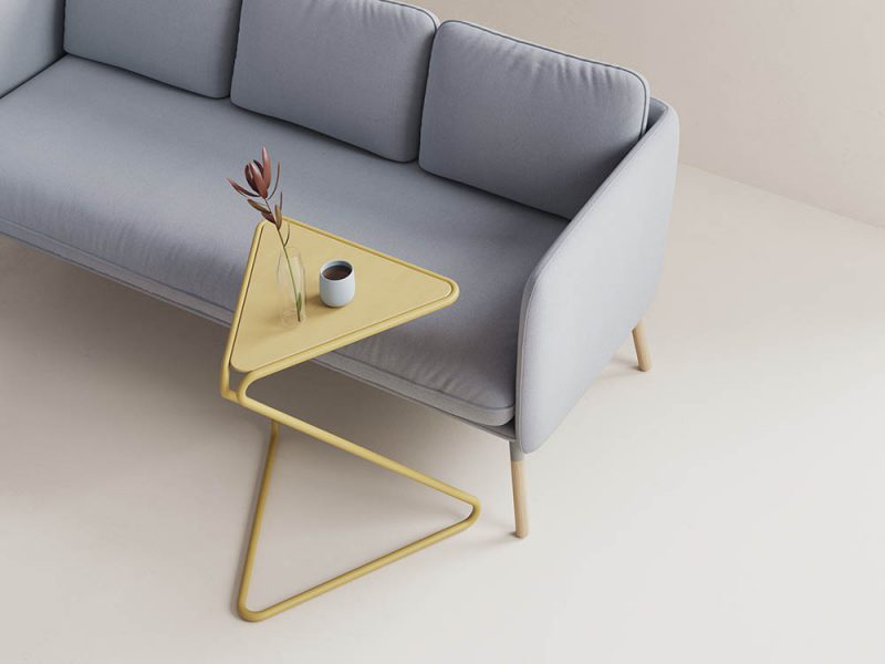 Ziggy: geometría y versatilidad en la nueva colección de mobiliario de Brad Ascalon