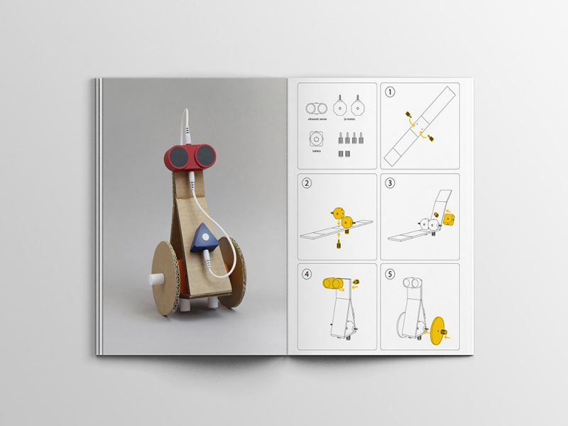 El juego de construcción DIY para niños de Studio Fantasio. Tecnología, cartón y creatividad