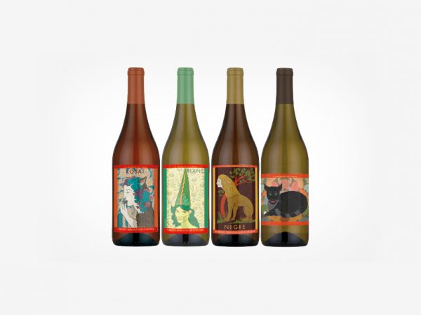 Fuente: miltonglaser.com. The works, wine labels. 7portes.