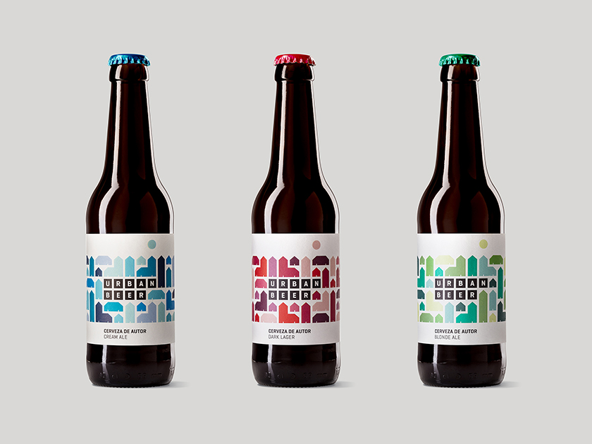 La caja de tipos desarrolla el branding y el packaging de Urbanbeer. Diseñar una cerveza de autor