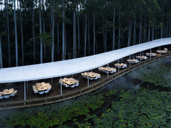 El disruptor restaurante outdoor de Muda. Diseño, naturaleza y gastronomía china