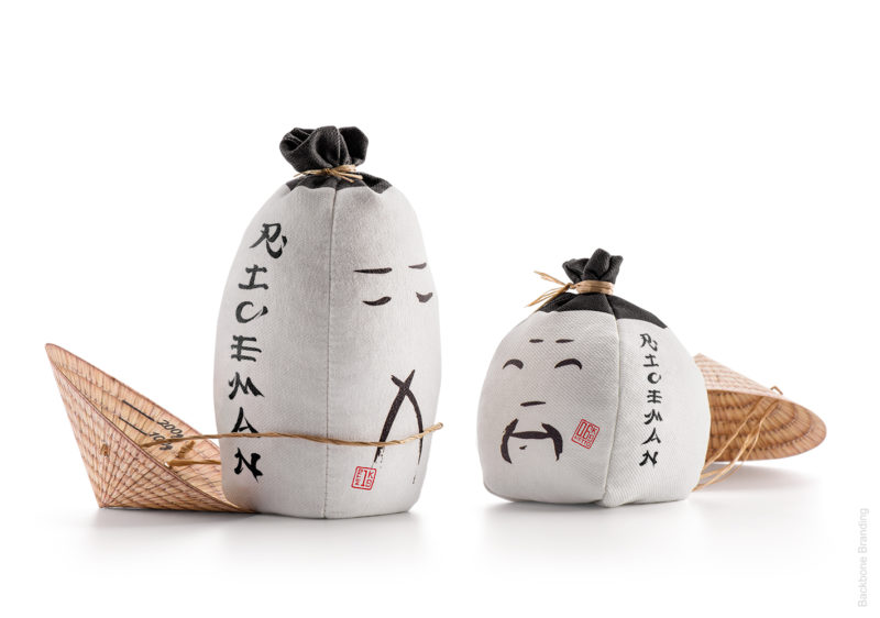 Riceman: branding y packaging Backbone.