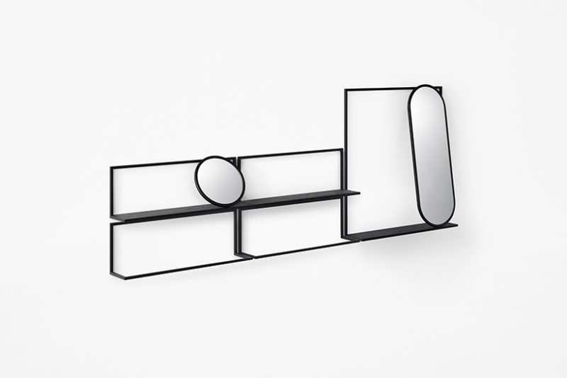 Frame, el sistema de espejos modulares de Nendo
