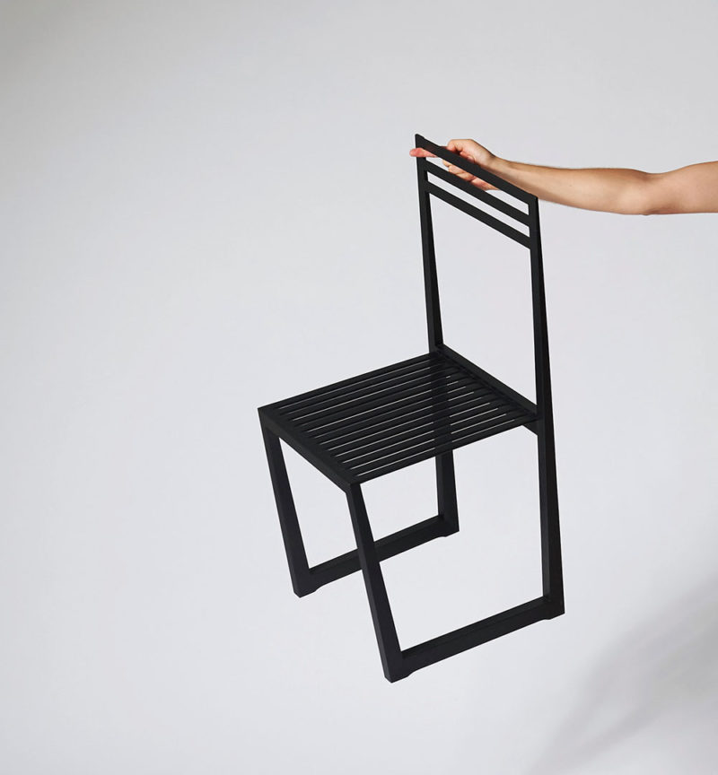 Peter Otto Vosding explora los limtes del minimalismo con su silla Mμ