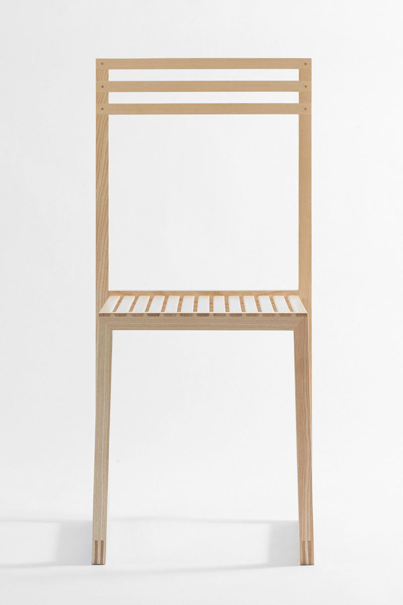 Peter Otto Vosding explora los limtes del minimalismo con su silla Mμ