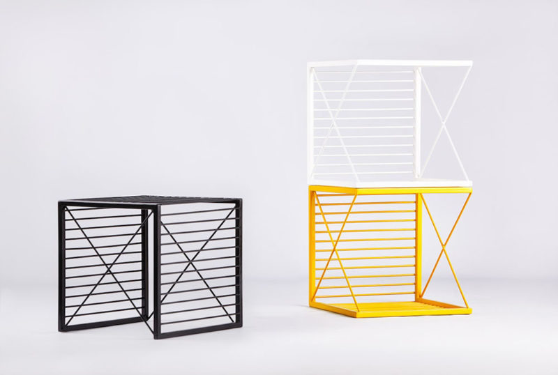Stripe, los cubículos apilables de Natali Ristovska y Miki Stefanoski