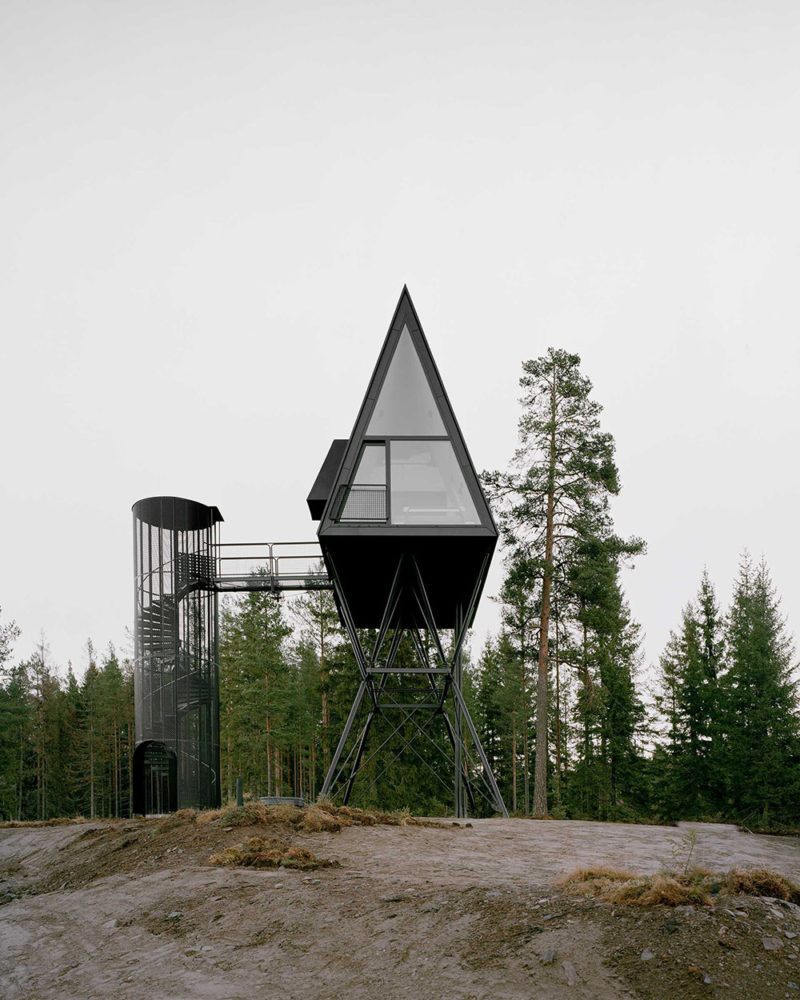 Pan Tretopphytter, las cabañas de Espen Surnevik en los bosques noruegos