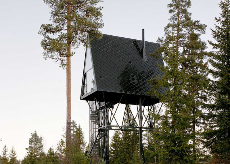 Pan Tretopphytter, las cabañas de Espen Surnevik en los bosques noruegos