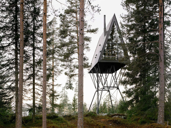 Pan Tretopphytter, las cabañas de Espen Surnevik en los bosques noruegos