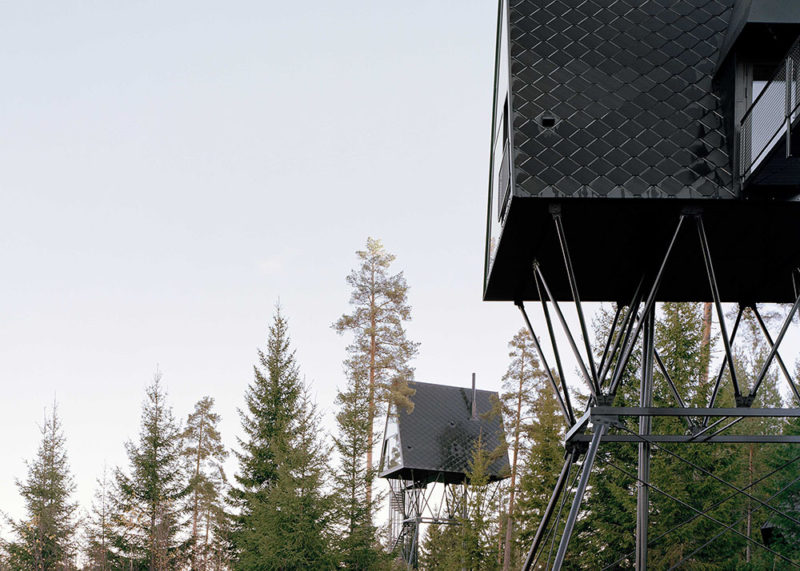 Pan Tretopphytter, las cabañas de Espen Surnevik en los bosques noruegos