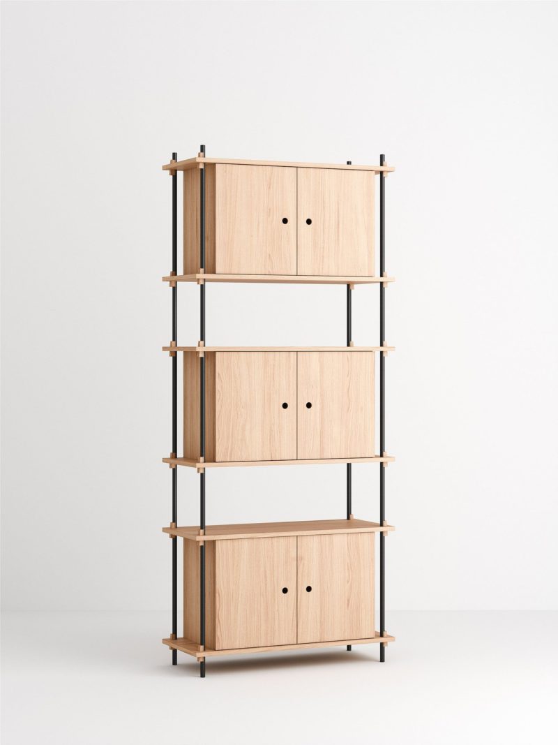 Shelving System, la elegante unidad de almacenamiento de Moebe