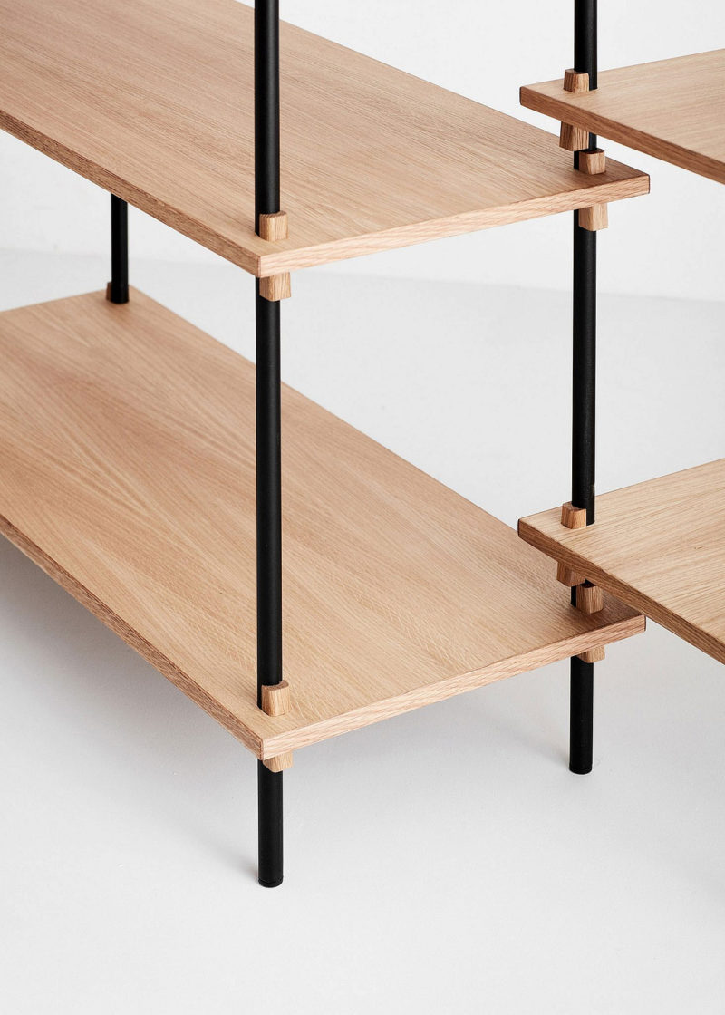 Shelving System, la elegante unidad de almacenamiento de Moebe