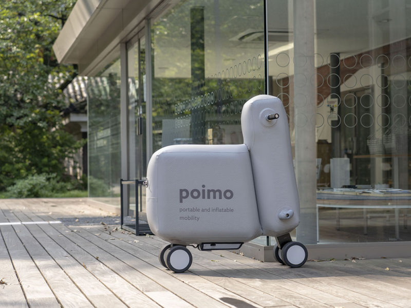 ¿Una scooter eléctrica inflable? Sí, es japonesa y se llama Poimo