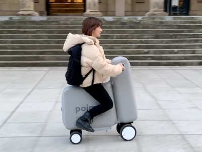 ¿Una scooter eléctrica inflable? Sí, es japonesa y se llama Poimo