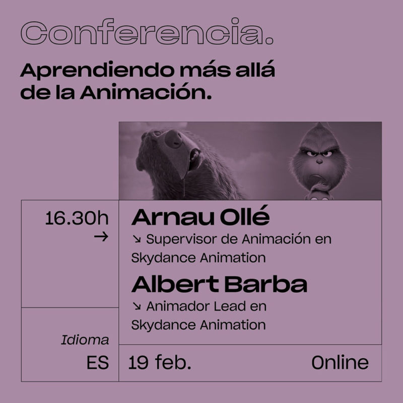 Aprendiendo más allá de la Animación. Conferencia online y gratuita de ESDi