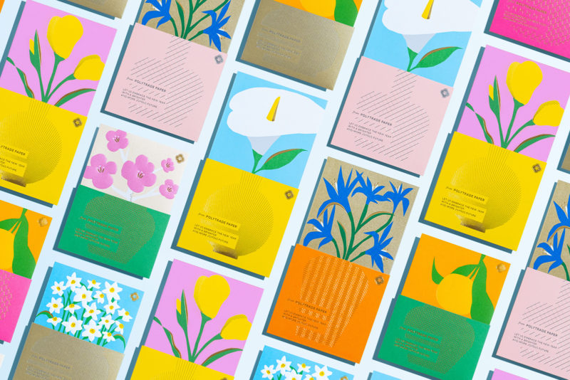 Joy of Floral, la papelera floral de WMW. Ilustración y packaging desde Honk Kong Un muestrario de papeles distinto WMW, el estudio dirigido por el diseñador gráfico Chhavi Cheng, es el responsable de un elegante protector gráfico en el que