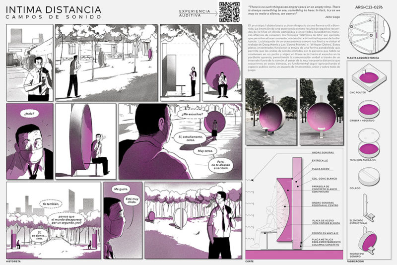 Mención honorífica: Intima distancia, de Estudio Abierto (Eduardo Dana Cohen y Rafael Buzali Przedecky), Carlos Metta Saade, Santiago Moyao Sánchez