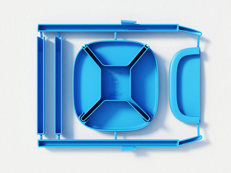 1:1, aquella hermosa silla de plástico. La visión de Stabile, Martinelli y Venezia