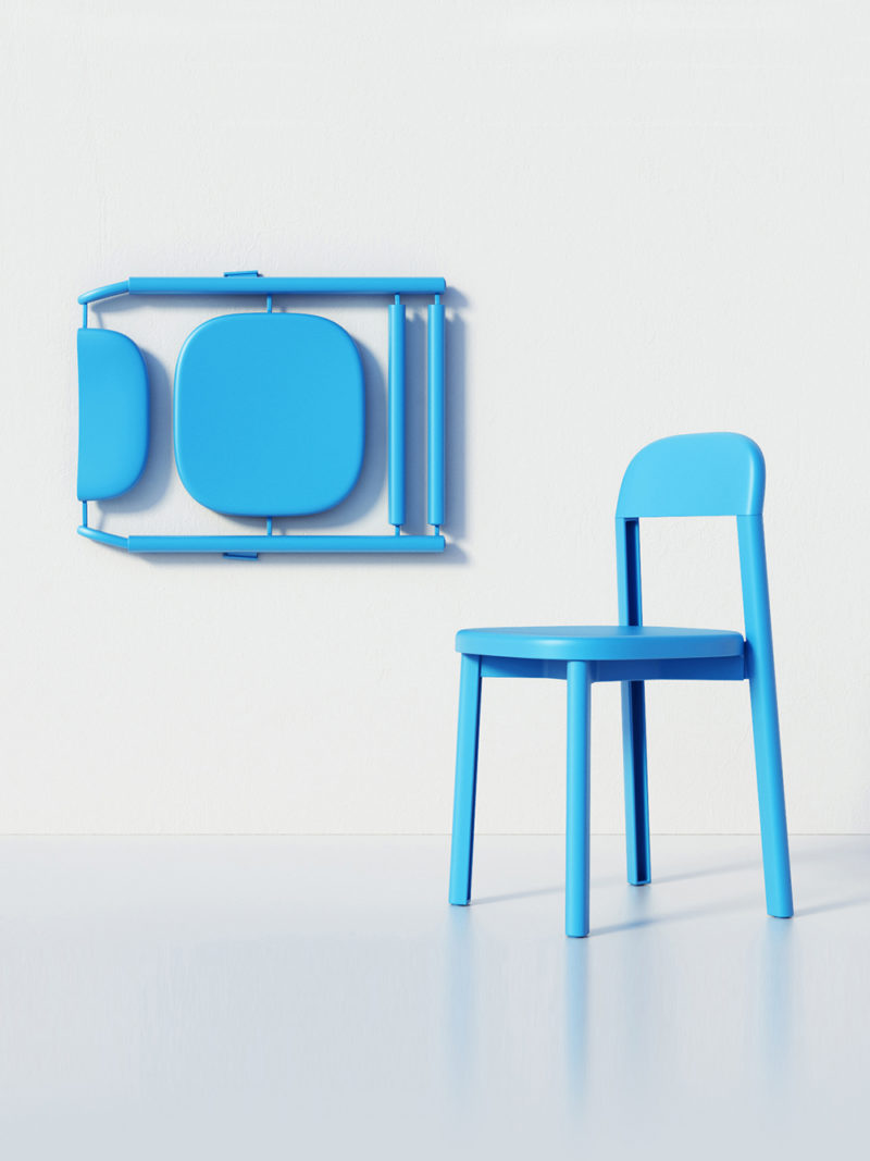 1:1, aquella hermosa silla de plástico. La visión de Stabile, Martinelli y Venezia