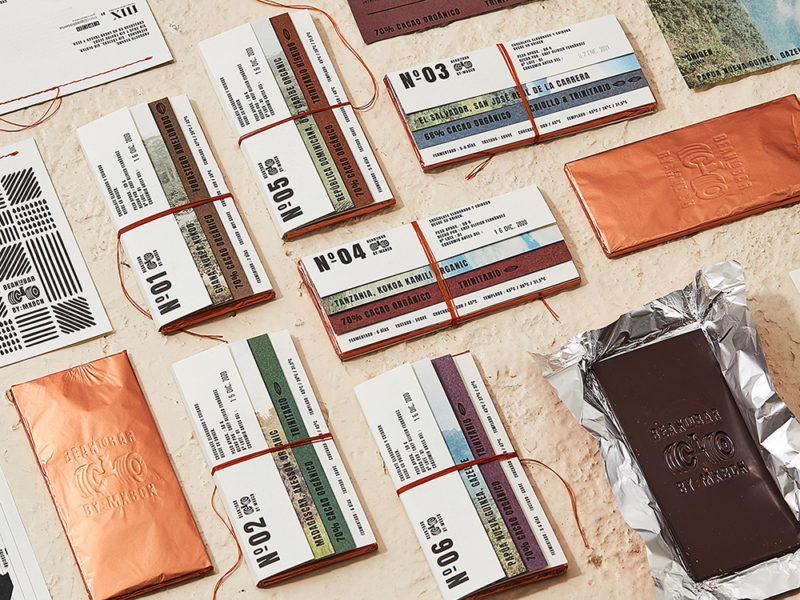 El packaging para chocolate artesanal de Zoo