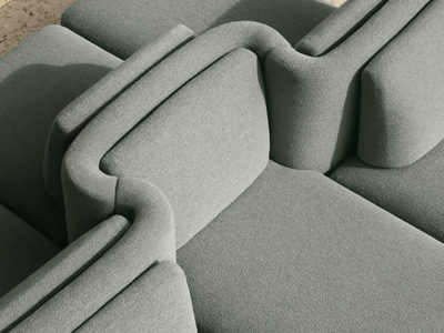 Gala: el sistema de sofás retrofuturista de Cristina Celestino © Mattia Balsamini