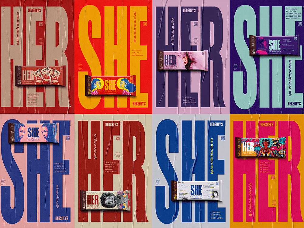 Hershe, la campaña de Betc para Hershey’s en el Día Internacional de la Mujer