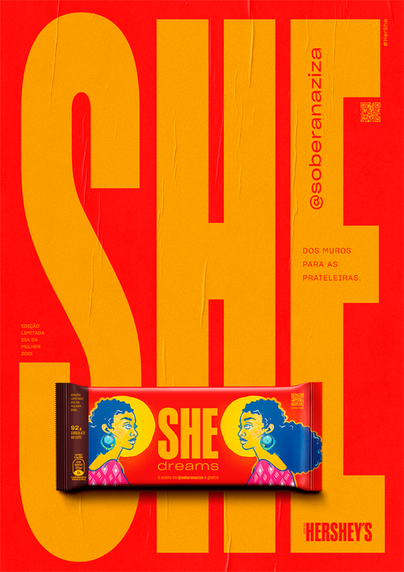 Hershe, la campaña de Betc para Hershey’s en el Día Internacional de la Mujer
