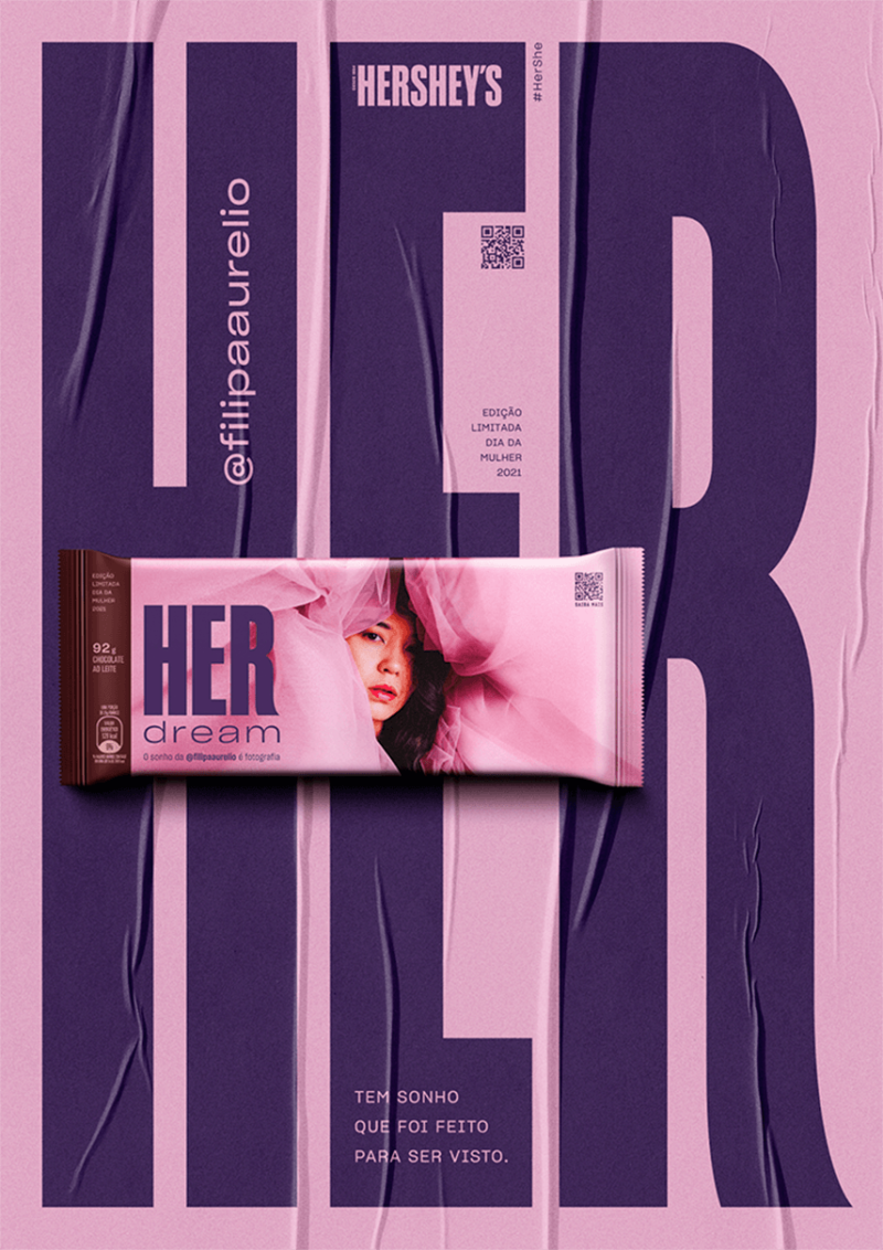 Hershe, la campaña de Betc para Hershey’s en el Día Internacional de la Mujer