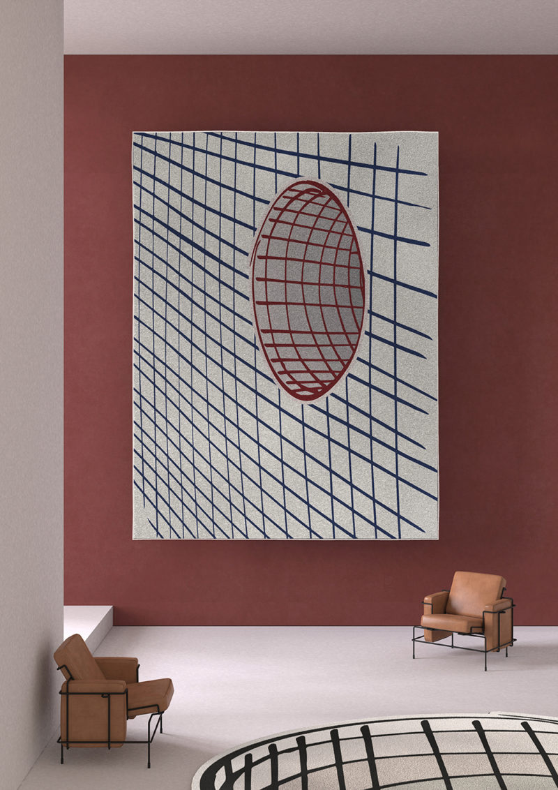 Las colecciones de alfombras geométricas de Alain Gilles