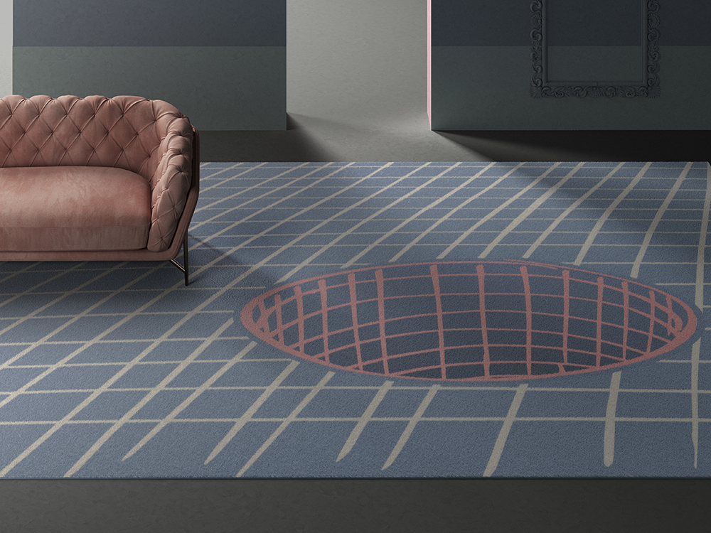 Las colecciones de alfombras geométricas de Alain Gilles