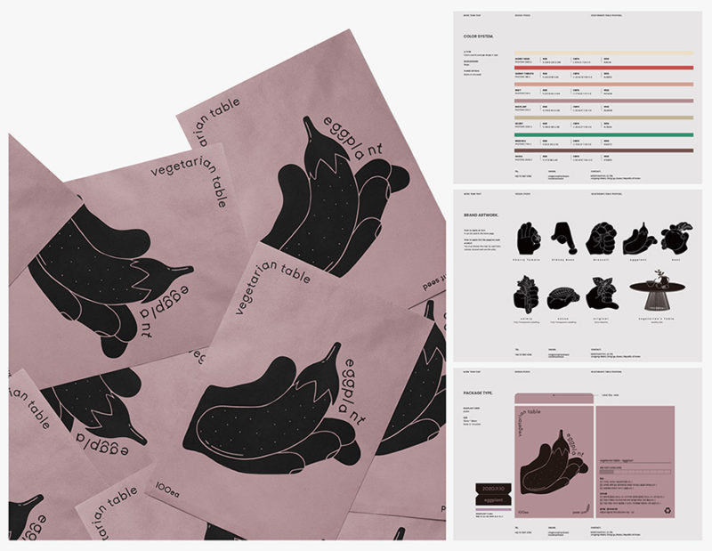 Vegetarian Table, packaging, ilustración y mucha semillas en el proyecto de More Than That