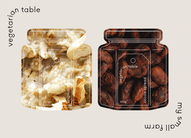 Vegetarian Table, packaging, ilustración y mucha semillas en el proyecto de More Than That